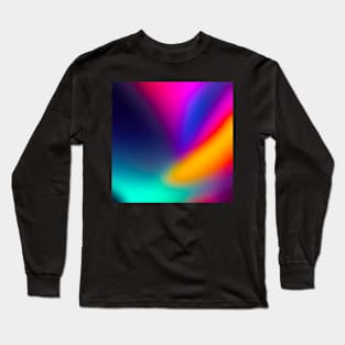 Beautiful Abstract Color Art Long Sleeve T-Shirt
